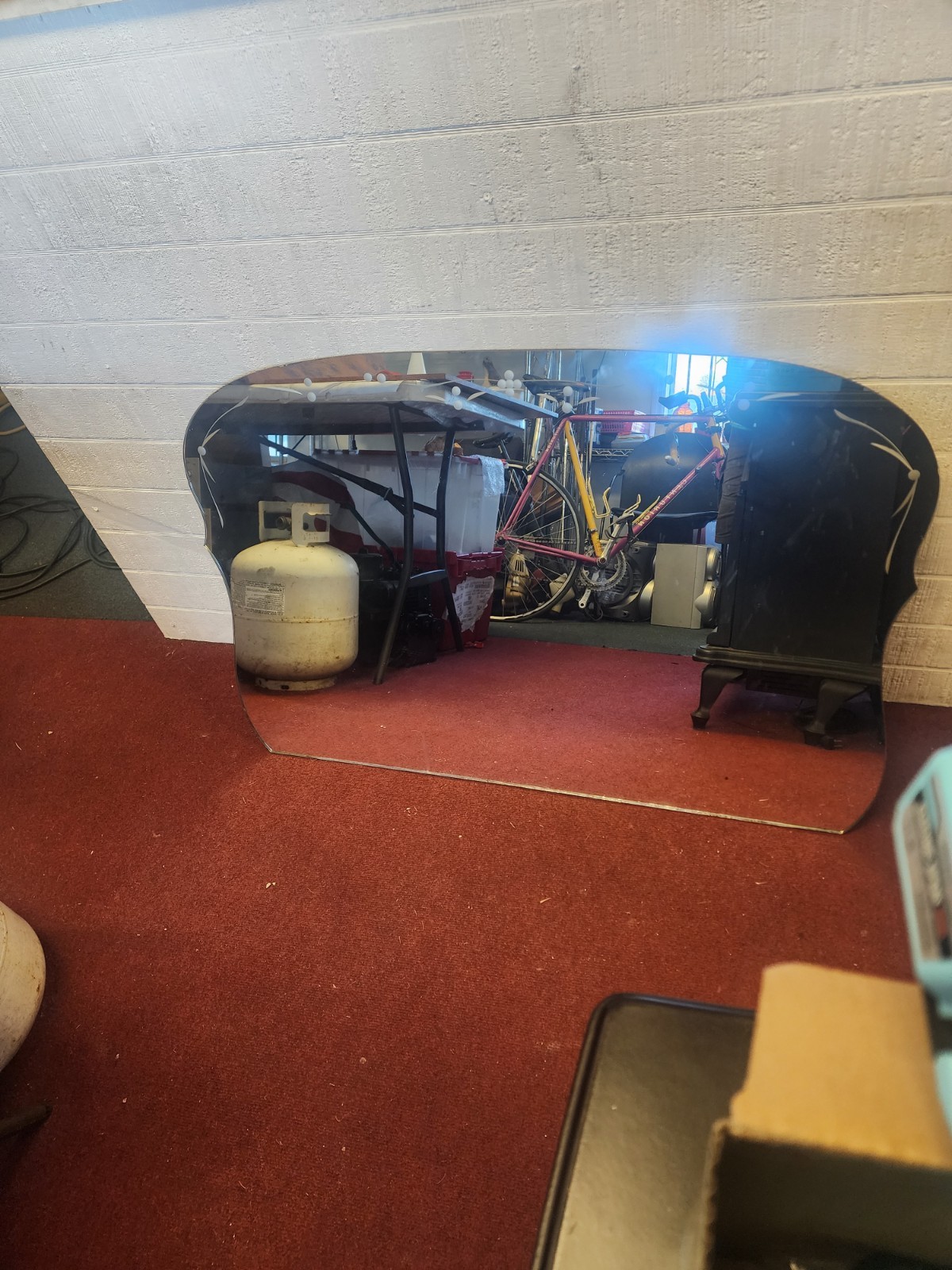 Vintage/Antique vanity large mirror 41x28 inches by carolina mirrow co