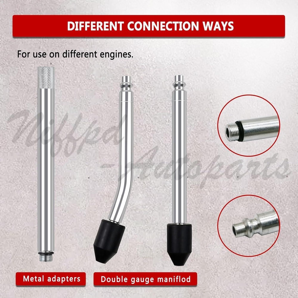 0-100PS Engine Cylinder Leak Down Tester Kit Gasoline Engine Leakdown Tester Kit