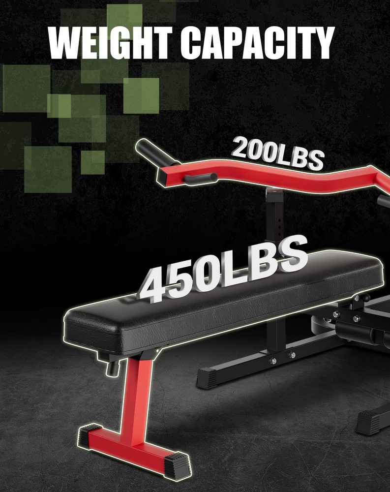 Chest Press Machine, 1250Lbs Multi-Functional Adjustable Bench Press Machine New