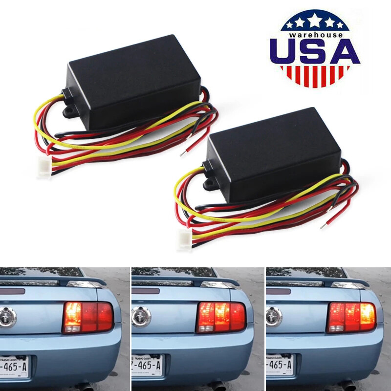 Universal Front/Tail Light Controller 3 Step Sequential Chase Flash Module Boxes