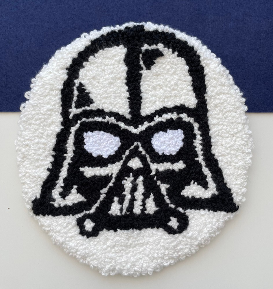 Punch Needle Coaster - Vader