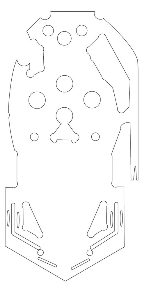 Playfield Protector for Bally - Bow & Arrow Pinball Machine