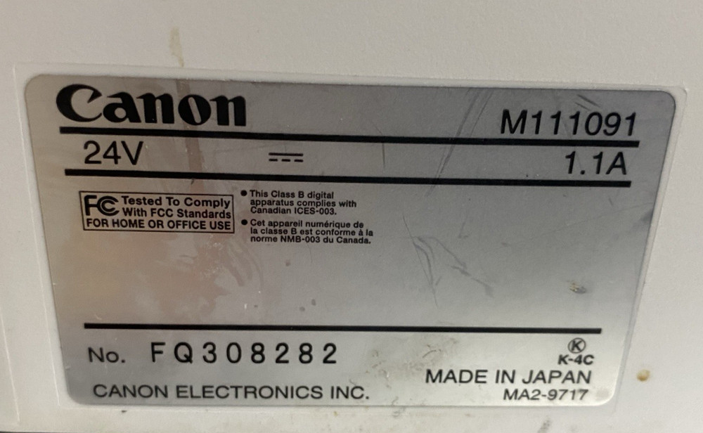 Canon ImageFORMULA DR-M160 M111091 Document Scanner
