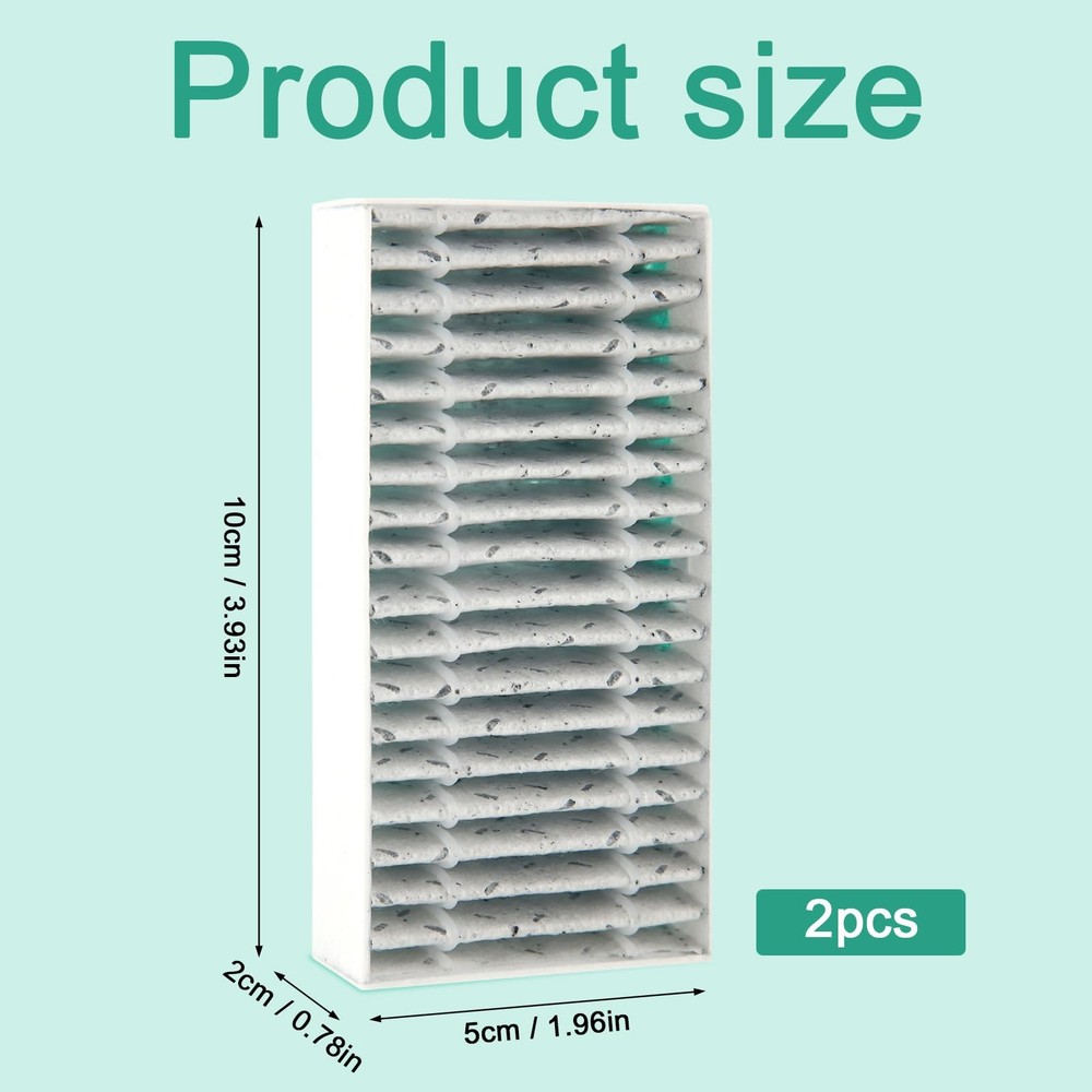 2pcs 3D Printer Air Filter Compatible with Adventurer 5M / 5M PRO, 3D Printer