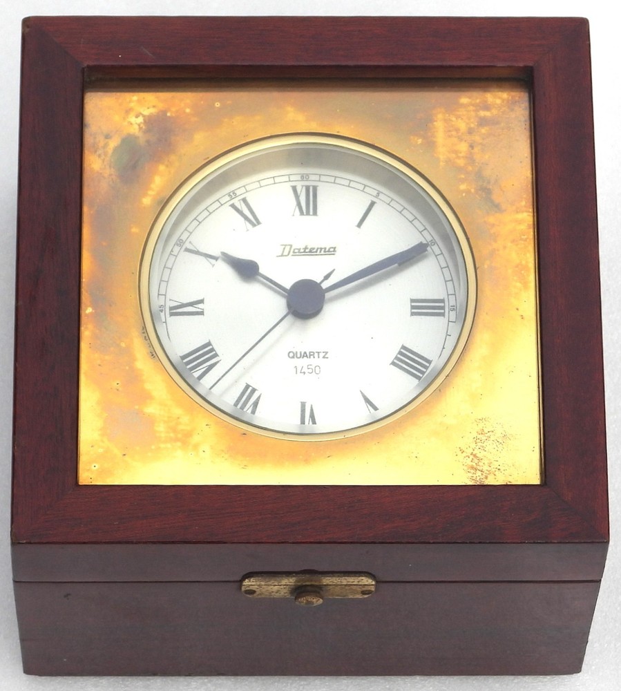 DATEMA CHRONOMETER MARINE SHIP BOAT NAVIGATION CLOCK QUARTZ