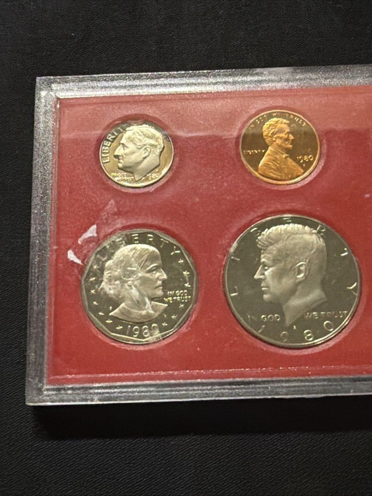 1980 Clad Proof Set U.S. Mint As Pictured Very Nice 😊