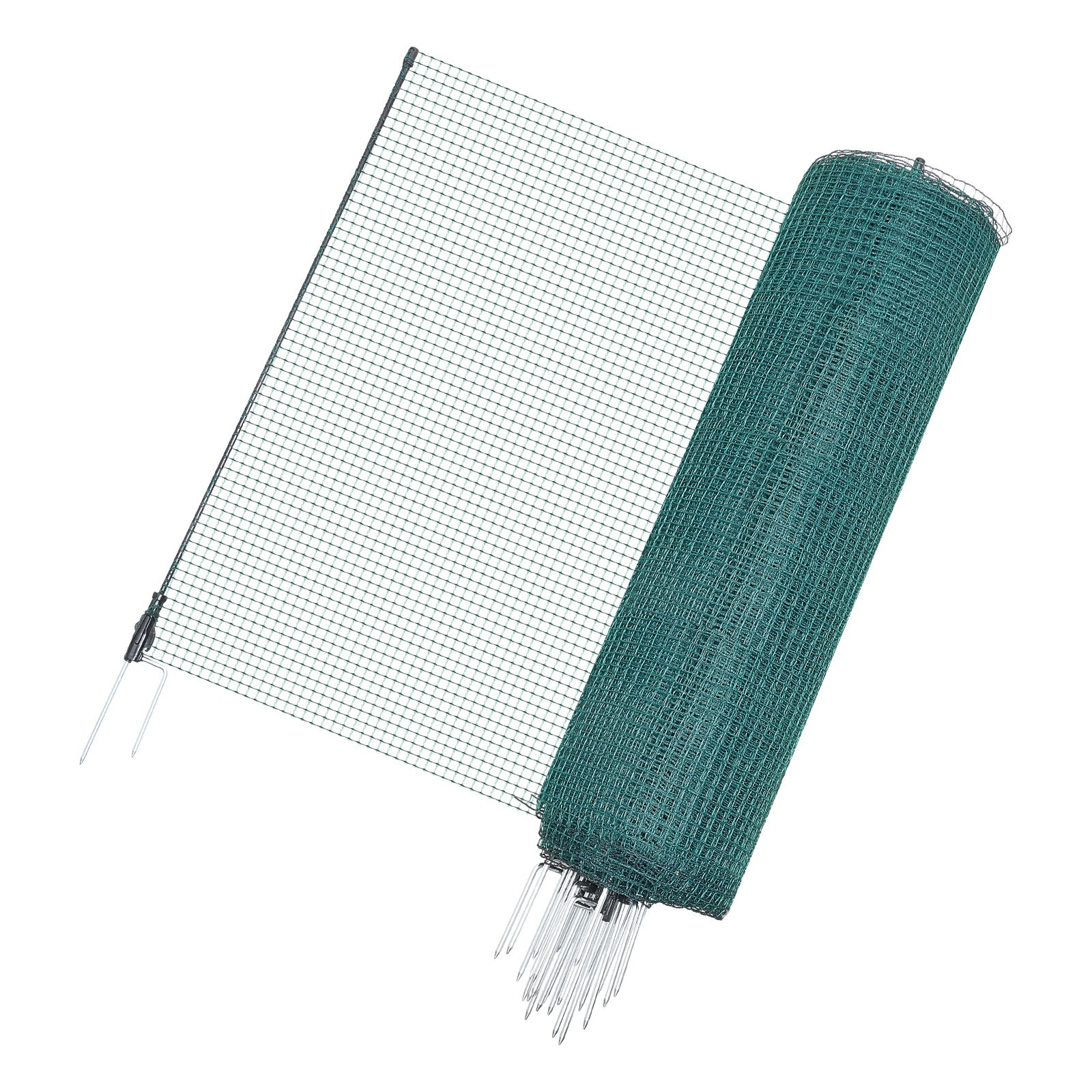 Uimoso Temporary Fence Netting with Posts 3 x 164 FT Plastic Safety Mesh Netting