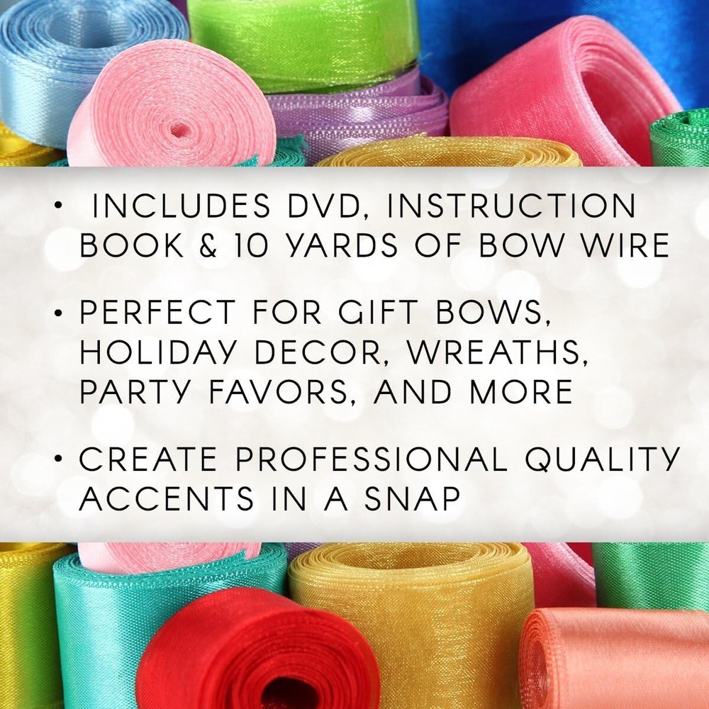 Professional Bow Maker and Craft Tool Set with Instructional DVD - Easy to Use