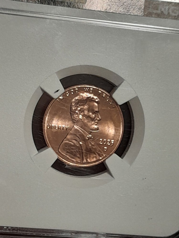 2025- D Lincoln Shield Cent NGC MS65RD