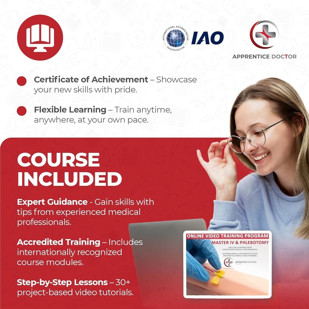 Professional Phlebotomy Practice Kit for Nurses