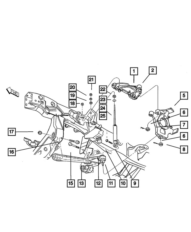 Genuine Mopar Hex Nut Mounting 6502858