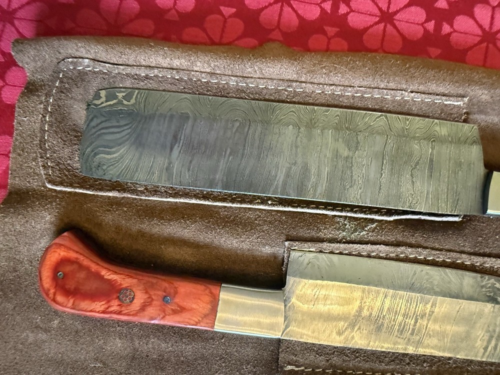 Red River Damascus Knife Set