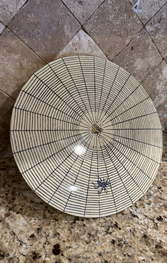 John Derian For Target Melamine Cake Stand Spider Web Halloween