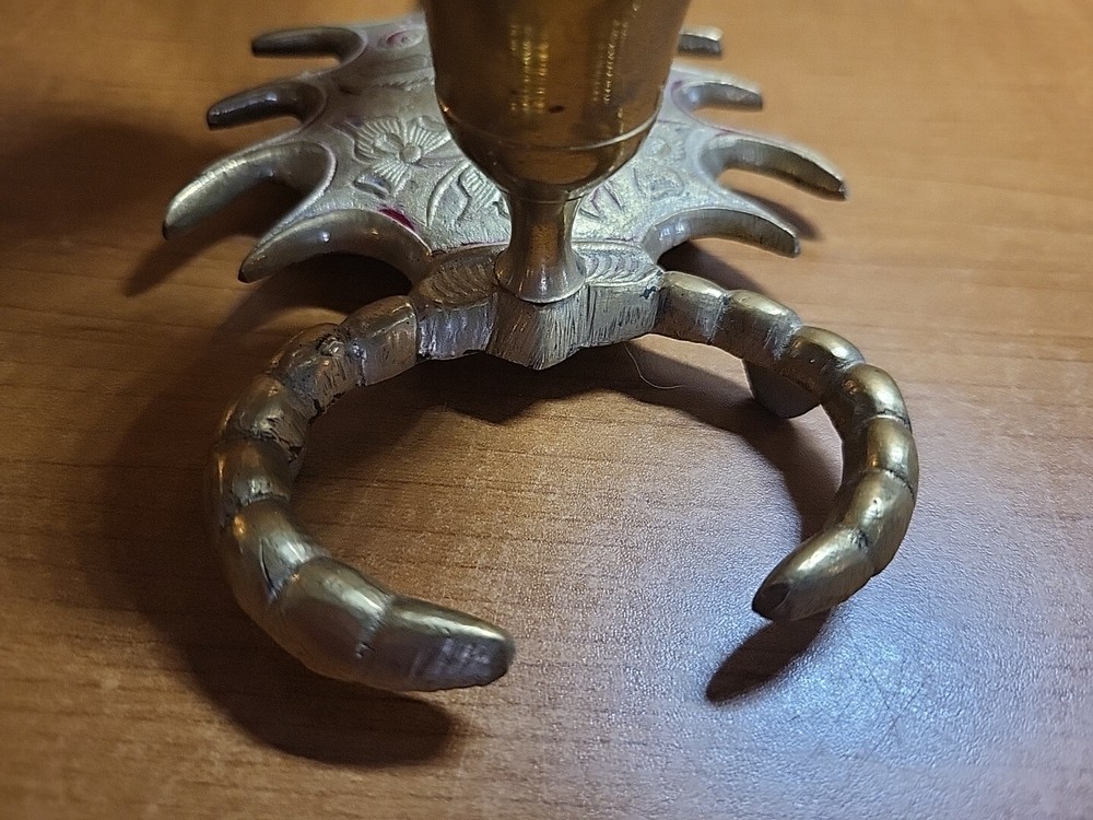 Vintage Bronze Candle stick holders