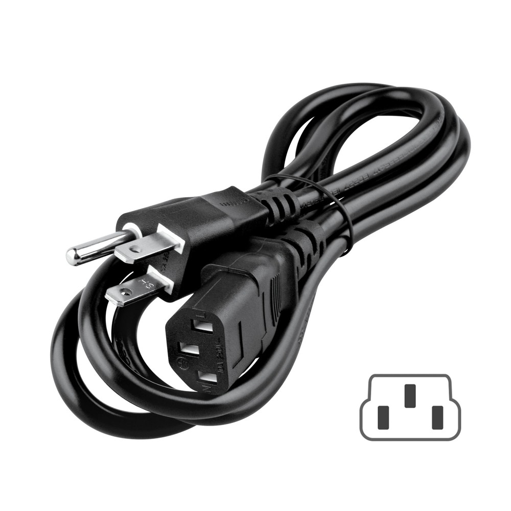 5ft AC Power Cord Cable for Dell Optiplex Dimention Computer 3-prong Lead Wire