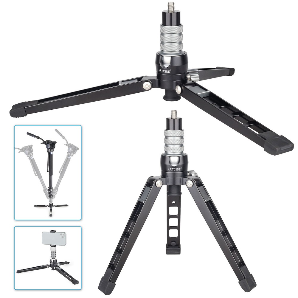 ARTCISE Monopod Base Support/tripod Stand Unipod Holder Lockable Ballhead 220lbs