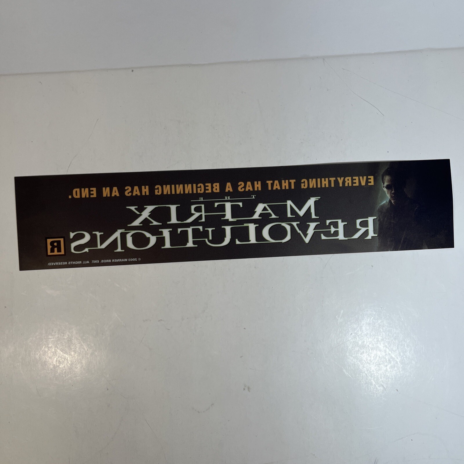 The Matrix Revolutions Movie Theater Mylar Banner 11.5 x 2.25 Inches 2003