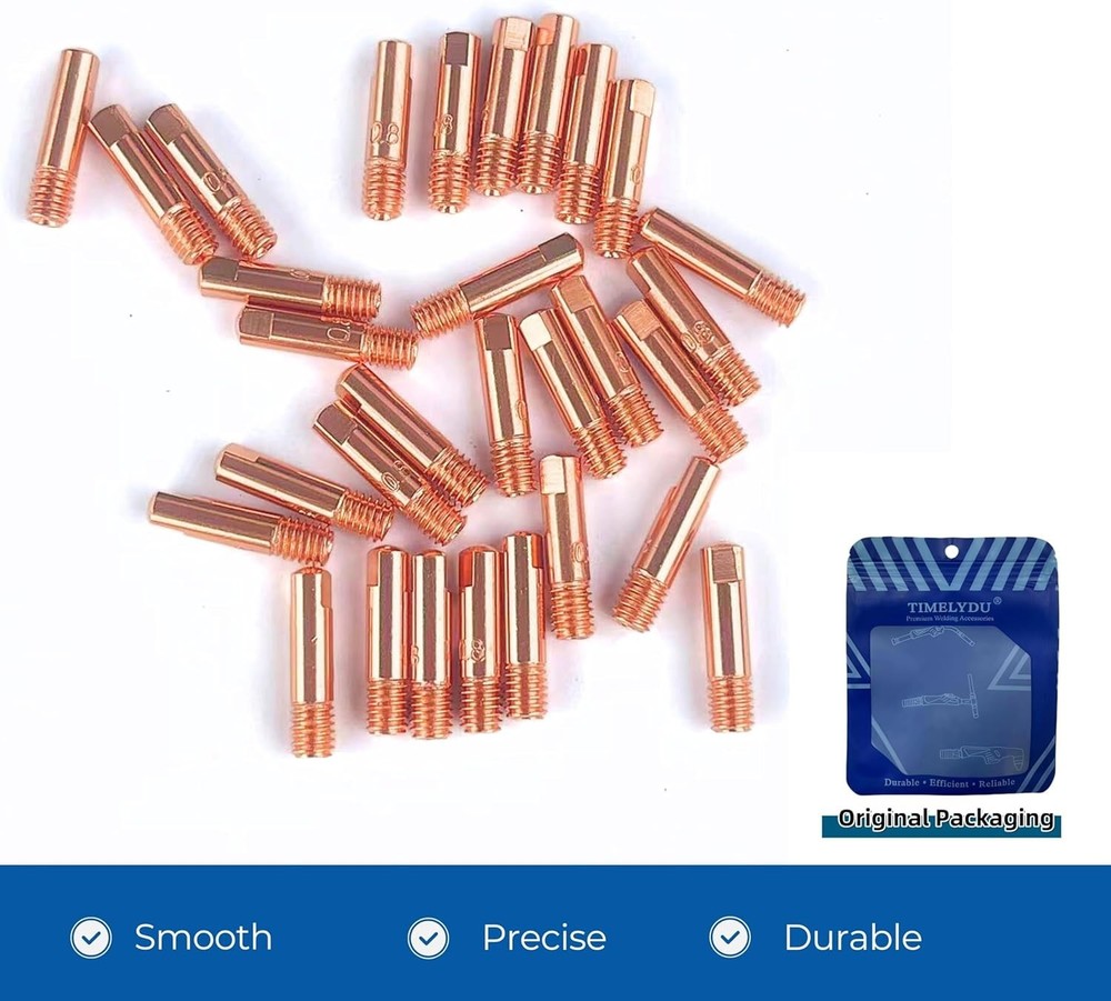 Mig Welder Tips 2/30-Pack Welding Tips .035" Contact Tip for Mig Welding Gun
