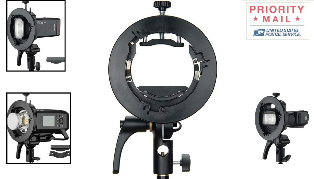 Lightweight S2 Speedlite Bracket for AD Series & V860II - Enhanced Adaptability