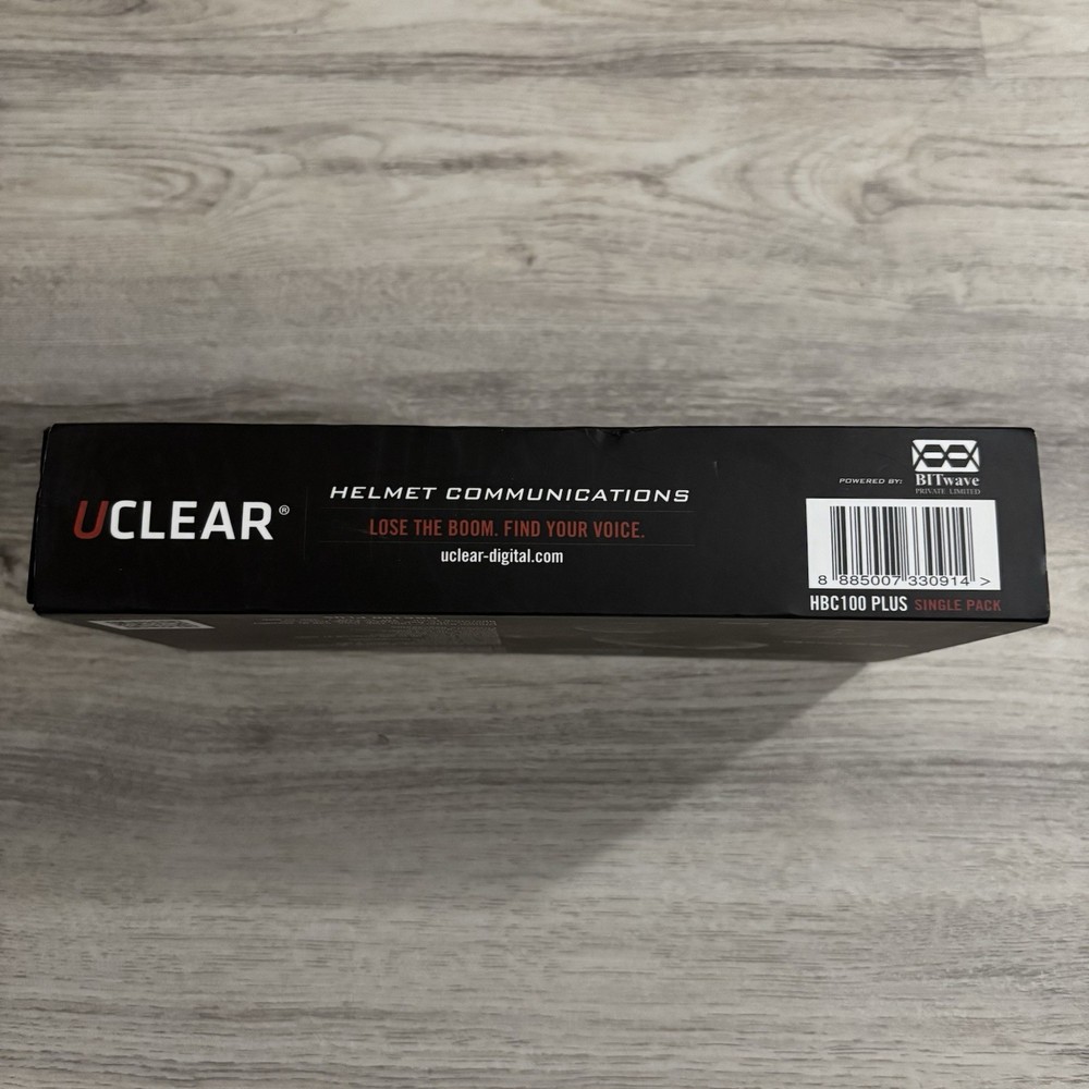 UClear Powersports Helmet Bluetooth Communications HBC100 Plus Single Tested