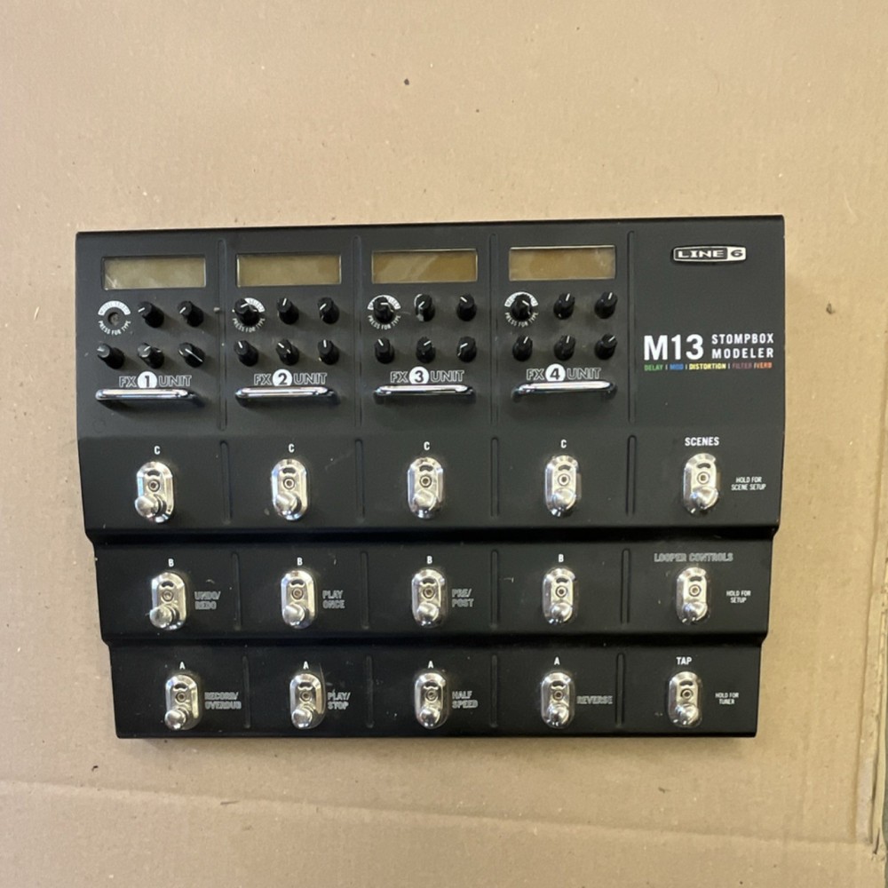 Line 6 M13 Stompbox Modeler Guitar Multi-Effects Pedal Delay Mod Distortion