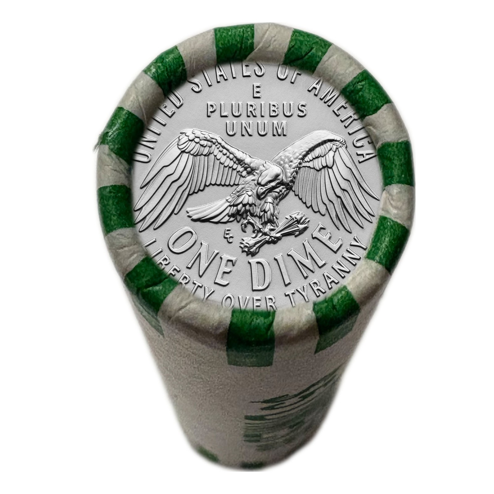 America 250 Emerging Liberty Dimes 1776–2026 Uncirculated $5 Dime Roll – P Mint