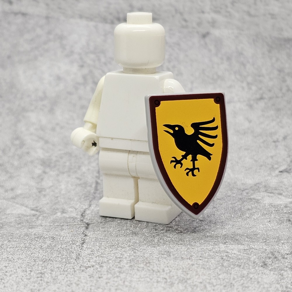 5pack Custom Crow Shield Blocks Accessory for Minifigures D11cs02