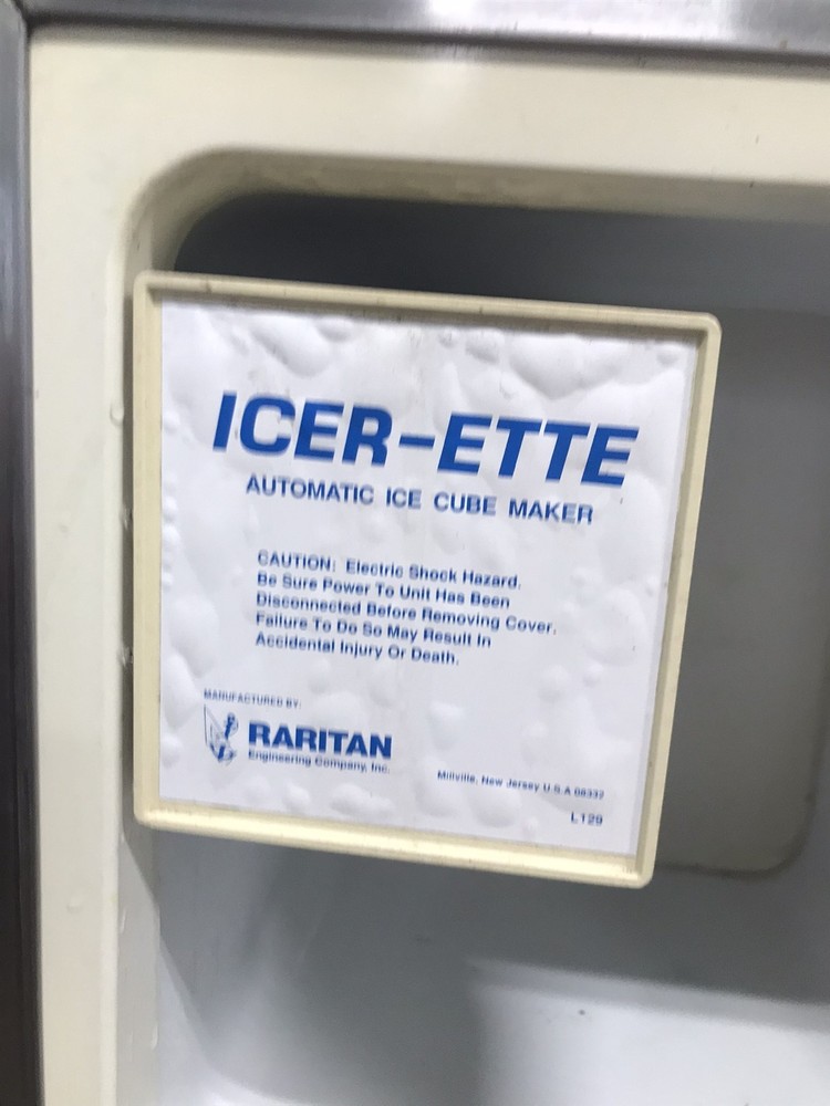 Raritan ICER-ETTE automatic ice maker ice cube machine 83SS