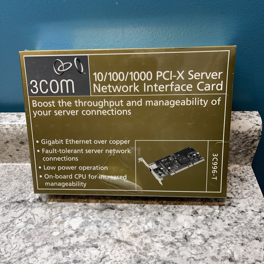 3Com 3C996-T PCI-X Server Ethernet Network Interface Card  3C996T