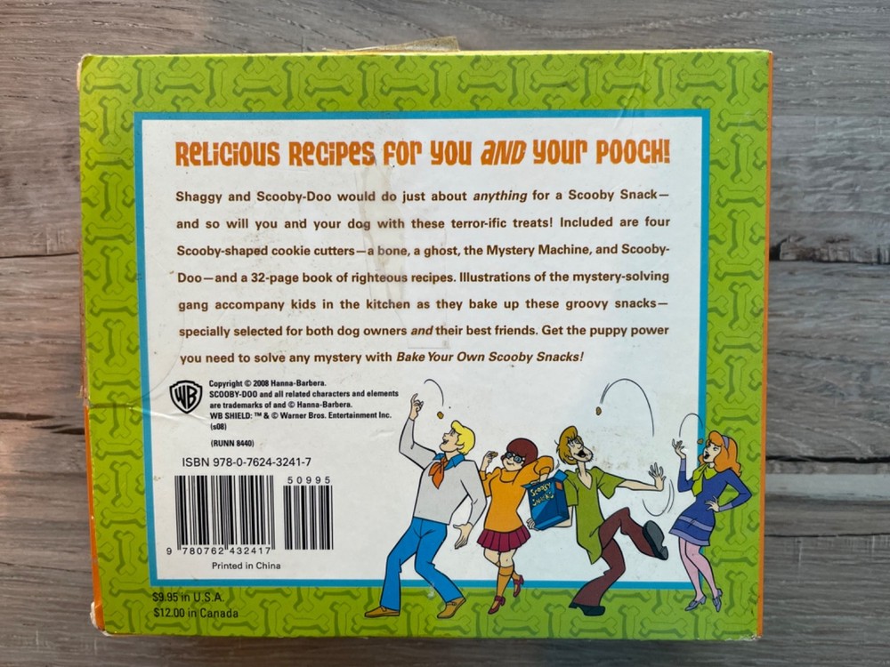 Bake your own scooby snacks! Cookie cutters