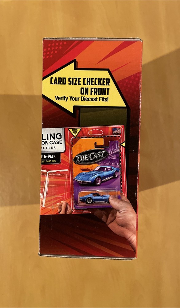 Sterling Protector Case Mainline 6 Pack Gift Box for Hot Wheels & Matchbox Basic