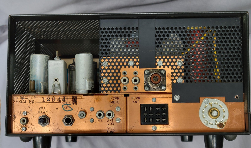 Drake T-4X Ham Radio Transmitter Powers Up, Nothing Else. Details Below