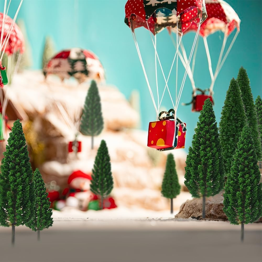 Mini Model Miniature Trees Mixed Train Scenery Architecture Trees Fake Trees for