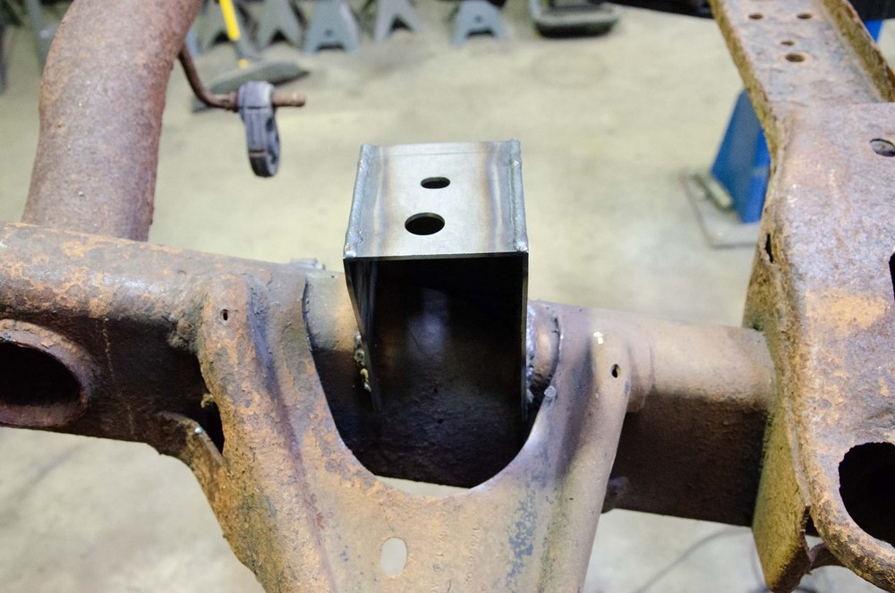 Rust Buster Frameworks RB7723L LEFT Front Bed Mount for 02-08 Dodge Ram 1500