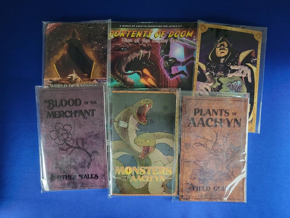 Aach'yn Kickstarter Complete Set with Module  - Explore Dungeon LLC
