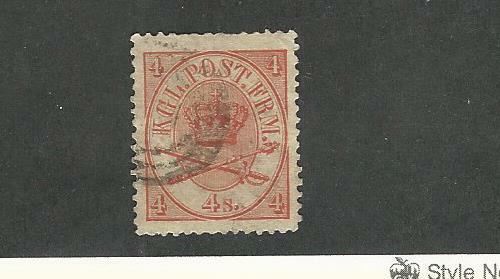 Denmark, Postage Stamp, #13 Used, 1864