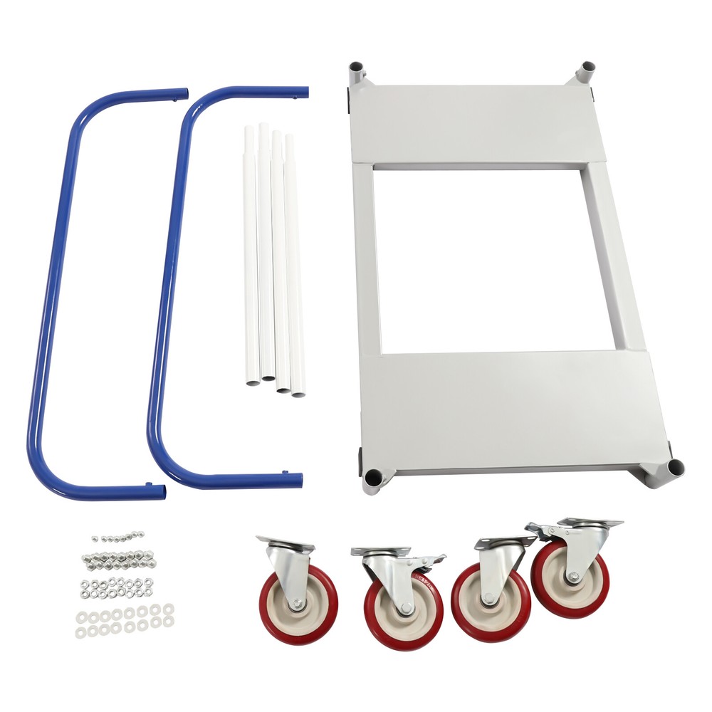 Professional Panel Cart Dolly Rectangular Low Noise with 5inch Casters 1500 lbs