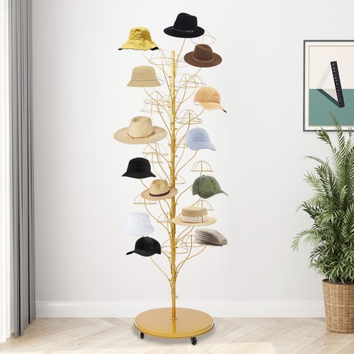 35-hanger Hat Display Stand, Hat Display Rack , Floor-Standing Holder Stand