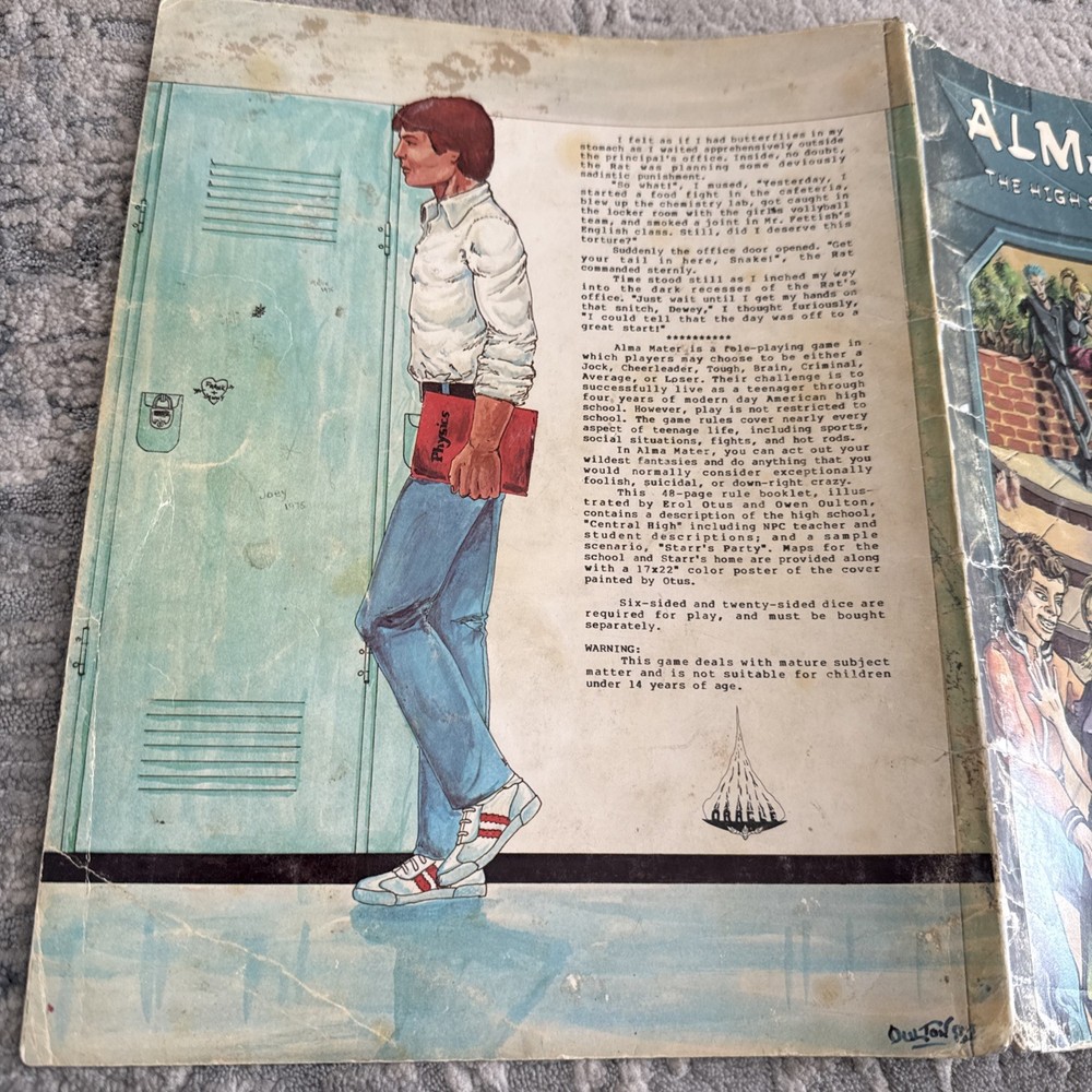 Oracle RPG Alma Mater First Print 1982