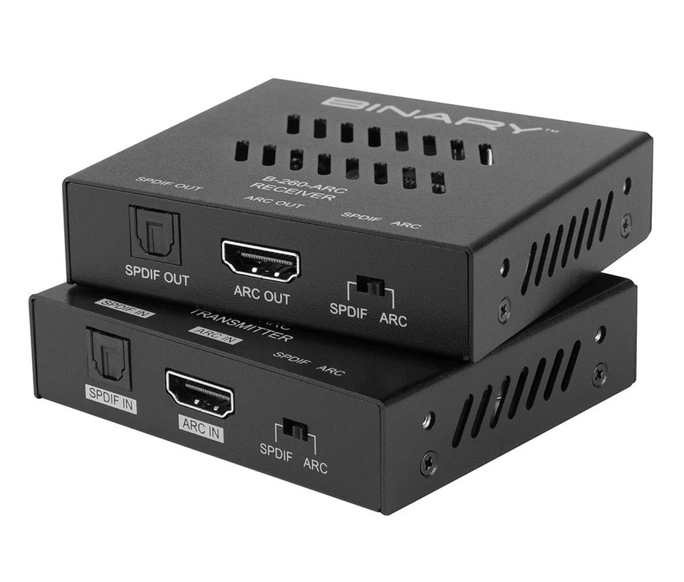 Binary B-260-ARC Audio Return Extender To Amplifier for HDMI ARC & S/PDIF