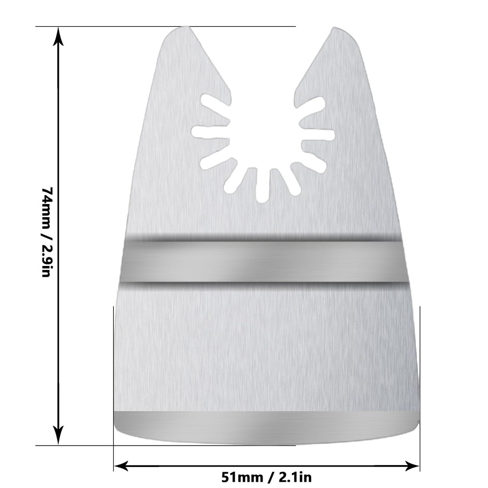 14pcs Oscillating Scraper Blades 2 rigid scraper, Rigid