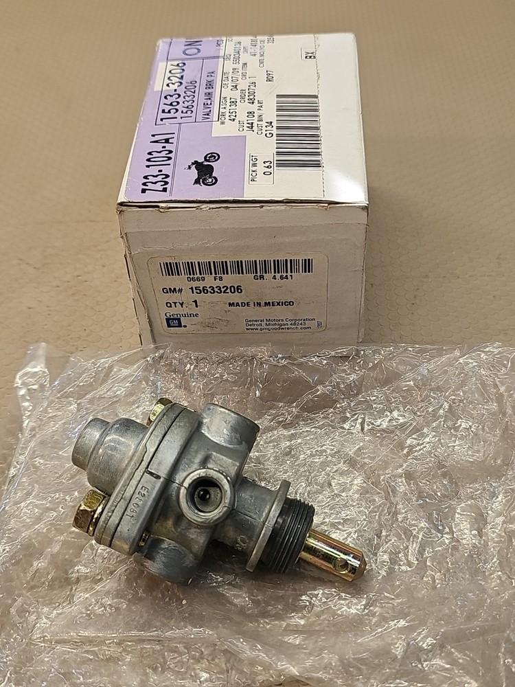 GM 15633206 PP-1 Type Push-Pull Parking/E Brake Hand Dash Control Valve OEM