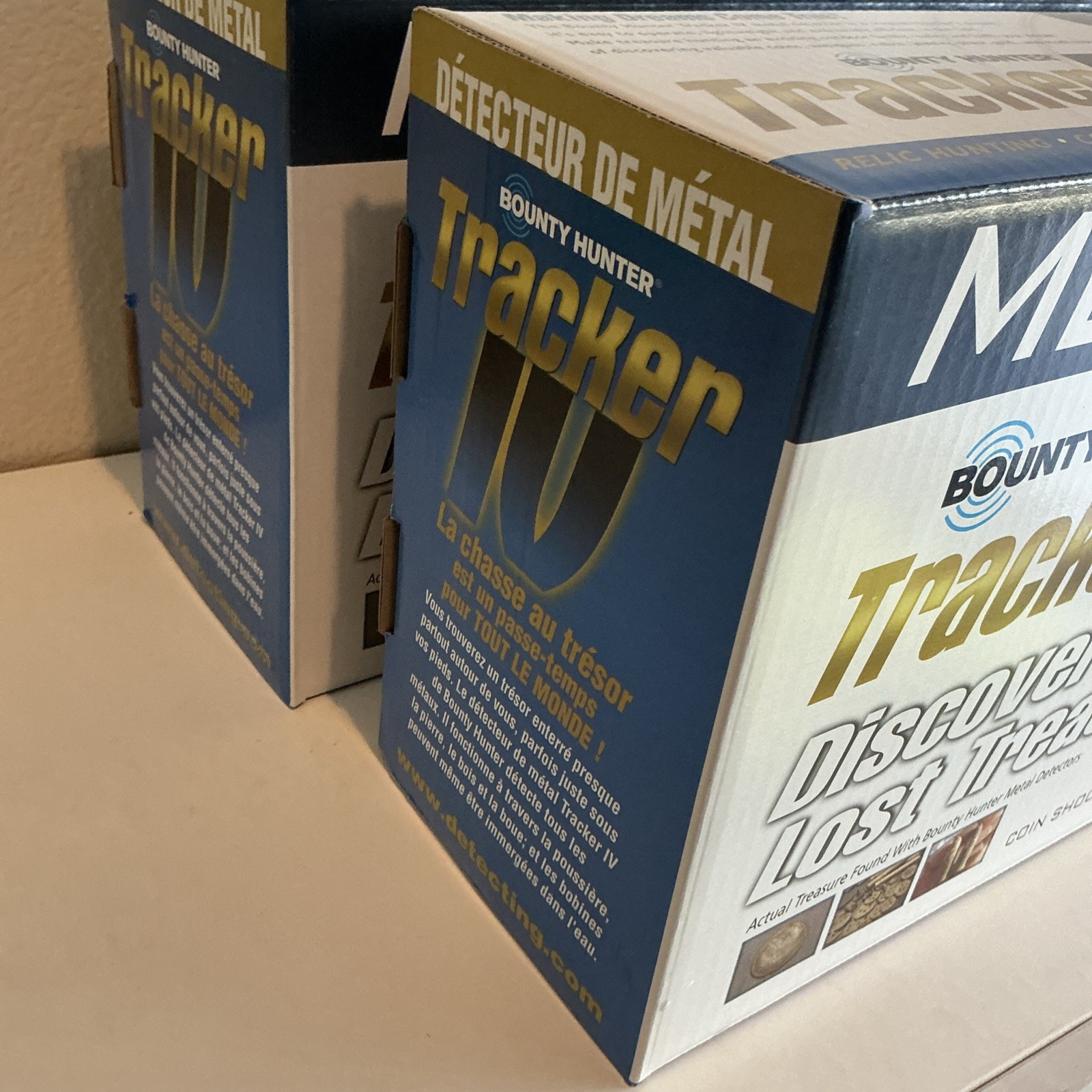 2 Pack Bounty Hunter Tracker IV Metal Detectors Waterproof