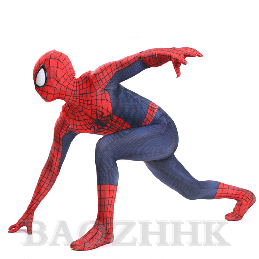 The Amazing Spiderman Jumpsuit Spider-man Cosplay Costume Halloween Suit