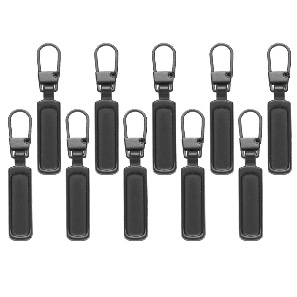 10Pcs Detachable Zipper Pull Alloy Backpacks Pulls Jackets Zippers Pulls