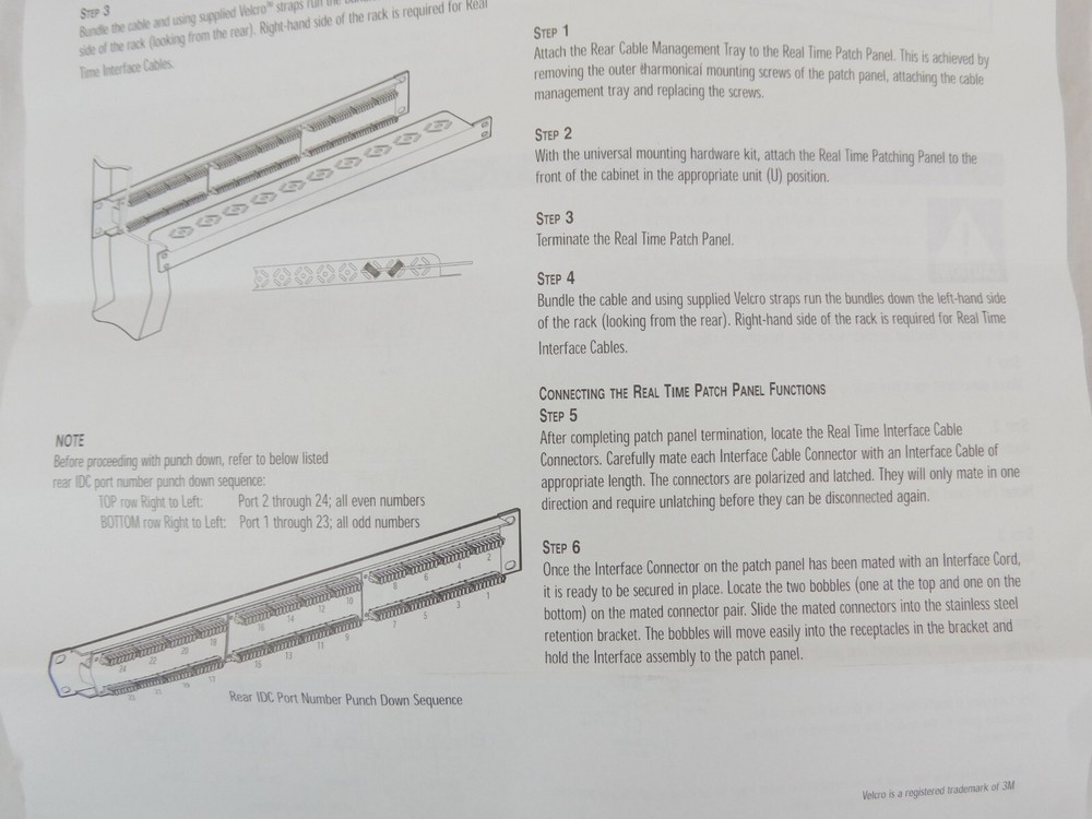Molex Cat5e 24 Port Real Time Patch Panel PID-00103
