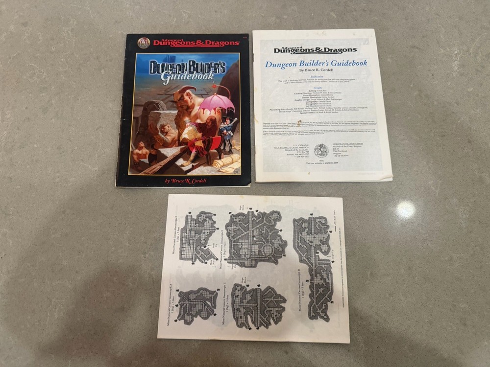 Dungeon Builder's Guidebook - AD&D 9556