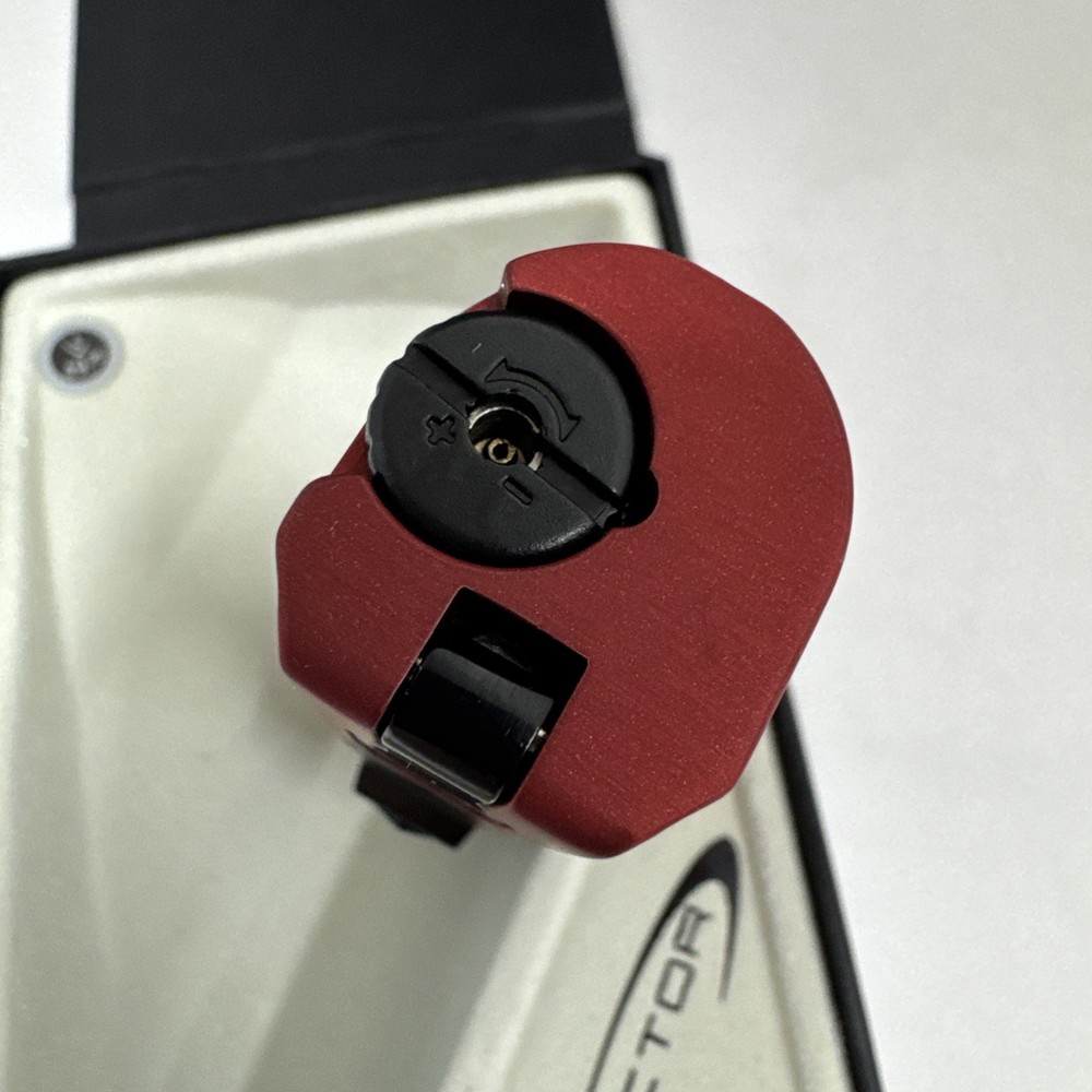 Vector Caliper - Single Large Jet Flame Torch Lighter - Red - New