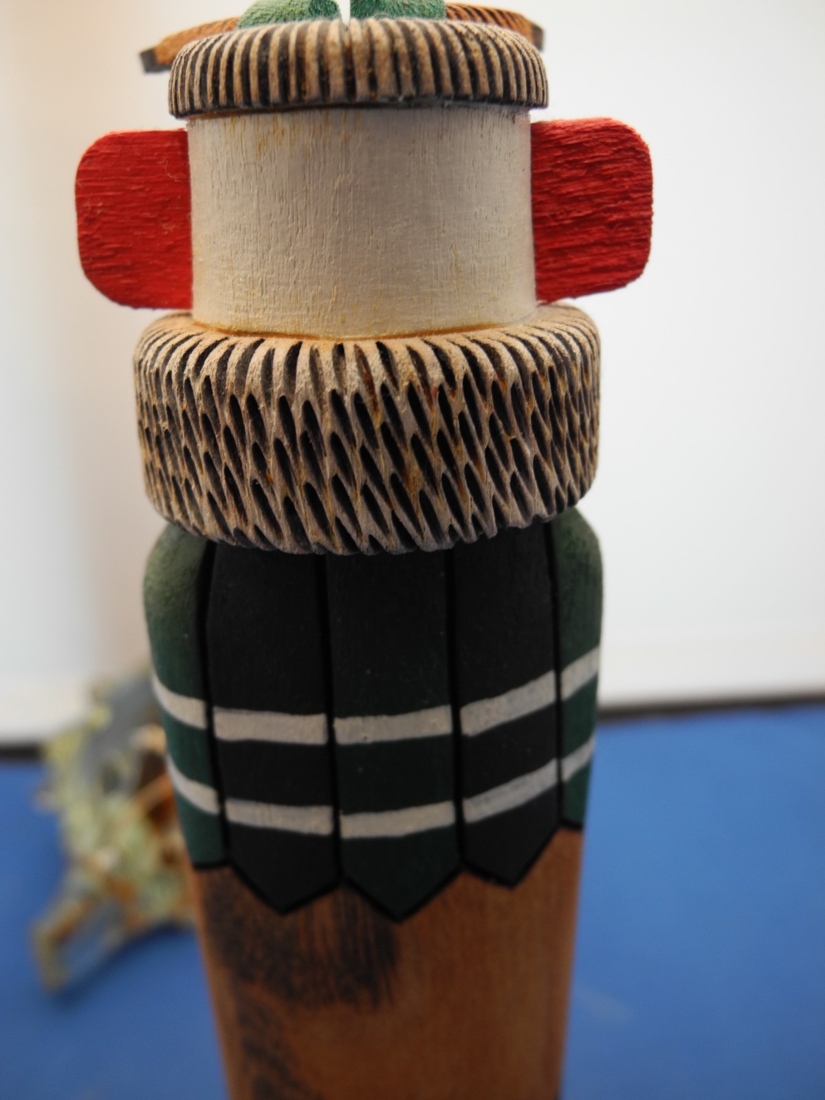 NATIVE AMERICAN ZUNI "BEAR" KACHINA BY WALTER HUGHTE