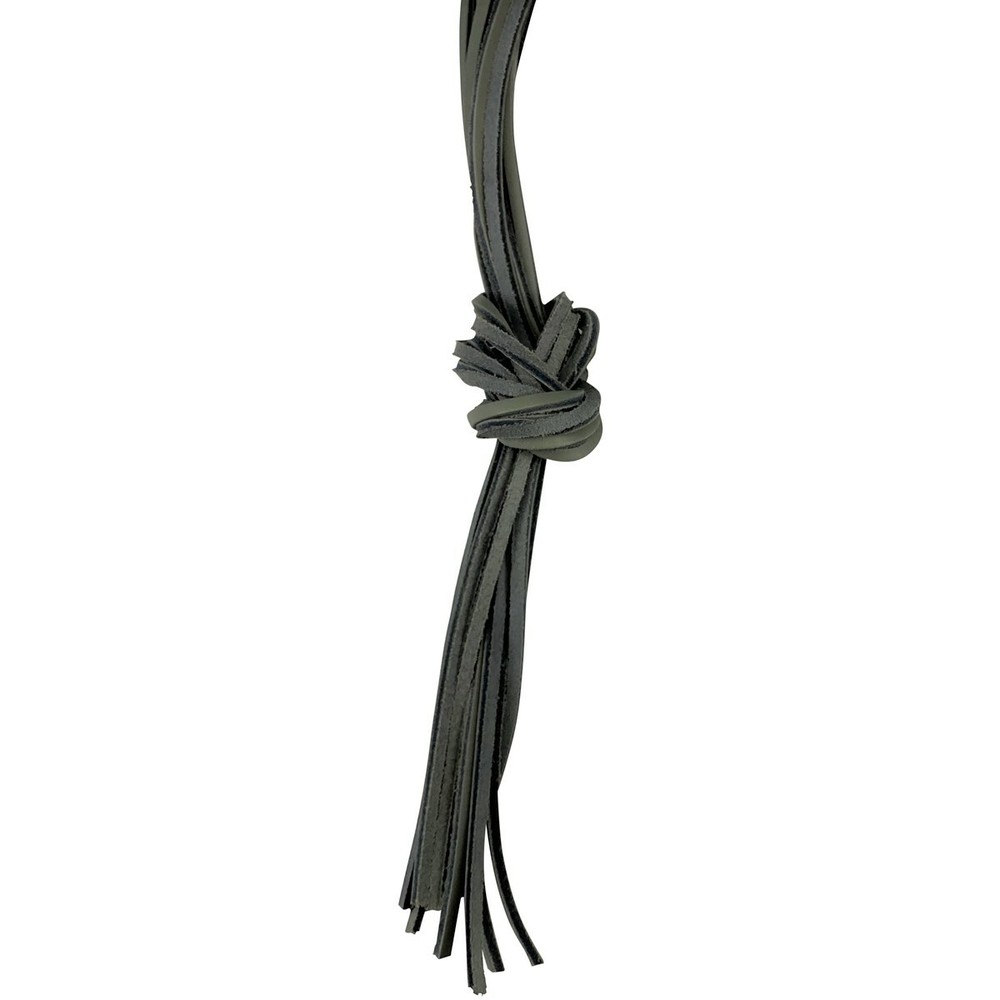 Grey - 72" Bulk Genuine Leather Heavy Duty Boot Lace